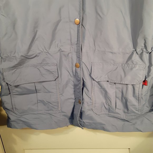 Woolrich women's wool & nylon removable hood anorak jacket sz XL - Picture 4 of 11